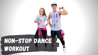 NONSTOP DANCE WORKOUT  ZUMBA DANCE WORKOUT FOR BELLY FAT  NONSTOP CARDIO WORKOUT  CDO DUO [upl. by Penelope119]