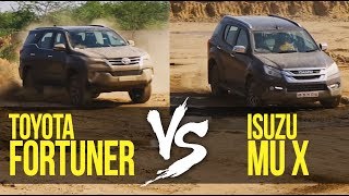 Toyota Fortuner VS Isuzu MUX Can The New Comer Take On The King [upl. by Annodal617]