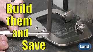 DIY Welding Project How To Make Welding Fixture Clamps [upl. by Meelas]