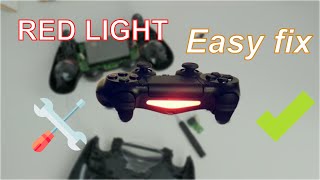 Dualshock 4 red light issue easy hardware fix [upl. by Arral854]