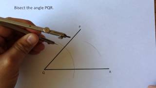 Bisecting an angle [upl. by Roee]