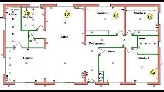 PLAN INSTALLATION ELECTRIQUE COMMENT FAIRE [upl. by Frasquito137]