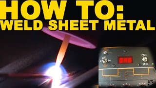 Welding Mild Steel Sheet Metal  TIG Time [upl. by Healion]